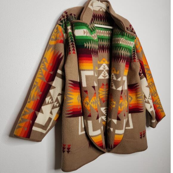 Vintage Wool Pendleton? Jacket Coat The Anselm Collection One Size Wool Western - Picture 2 of 9